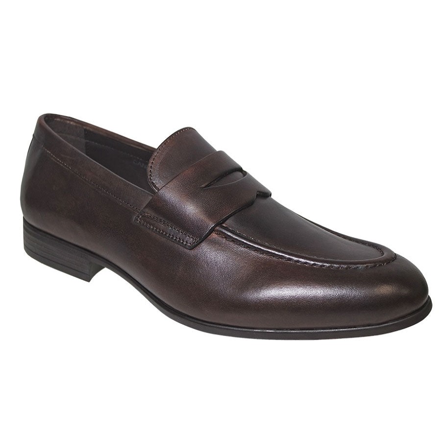 Men Gbrown Casual Slip-On Shoes | Cannon S/O Penny-Brown Lth