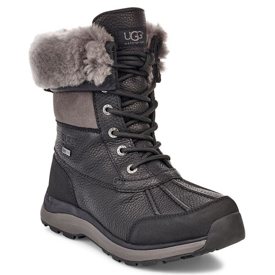 Women Uggs Waterproof Shoes Or Boots | Adirondack Iii-Black-Leather