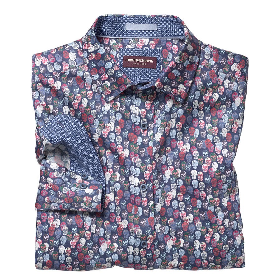 Apparel Jhn&mrph Shirts & Sweaters | Printed Cotton Shirt