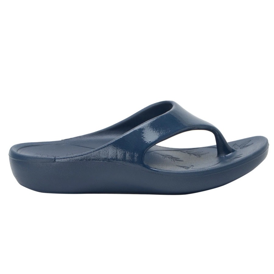 Women Alegria Sandals | Ode Navy Gloss Sandal