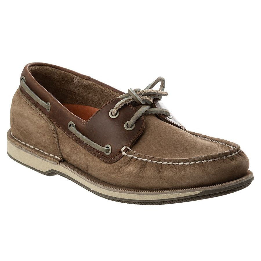 Men Rockport Boat Shoes | Perth-Taupe