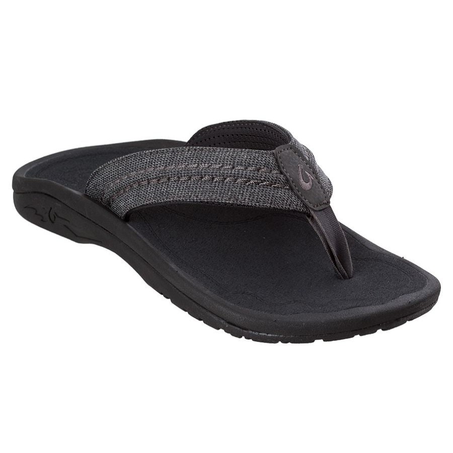 Men Olukai Sandals | Hokua Mesh-Dk Shadow