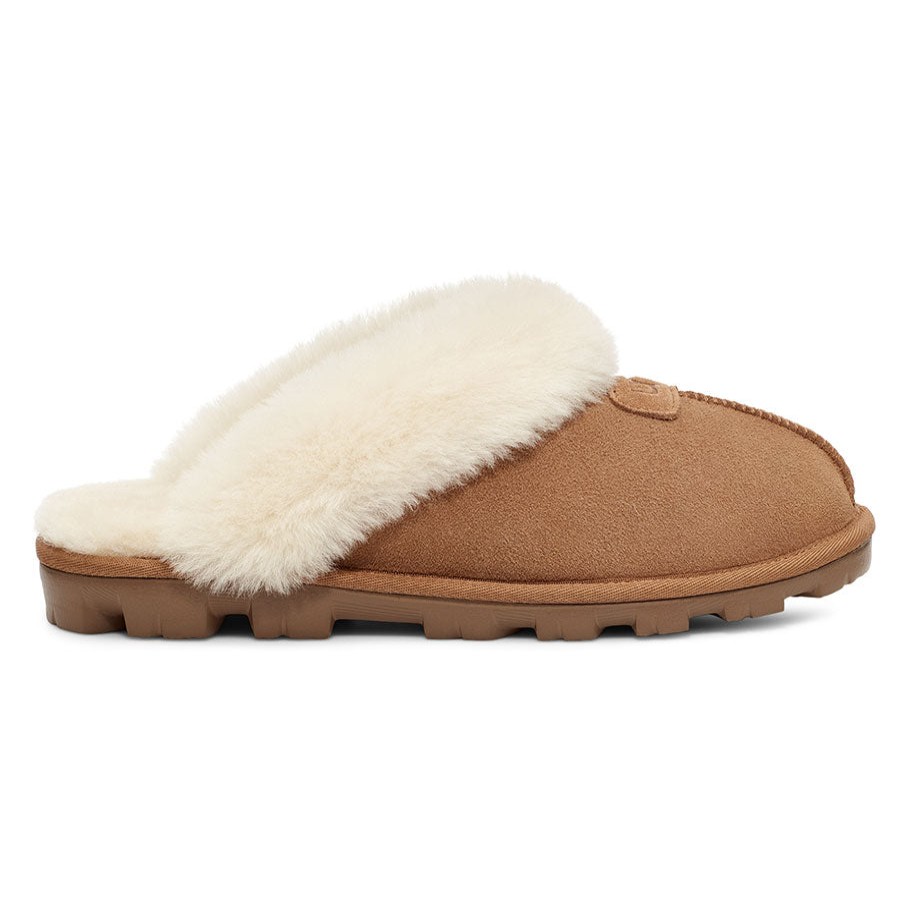 Women Uggs Slippers | Coquette Chestnut-Sde