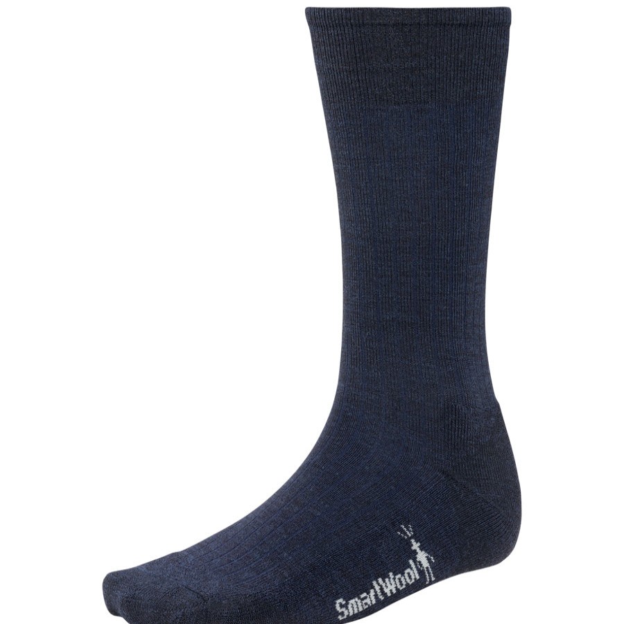 Apparel Smartwoo Casual Socks | New Classic Rib-Deep Nvy Hthr