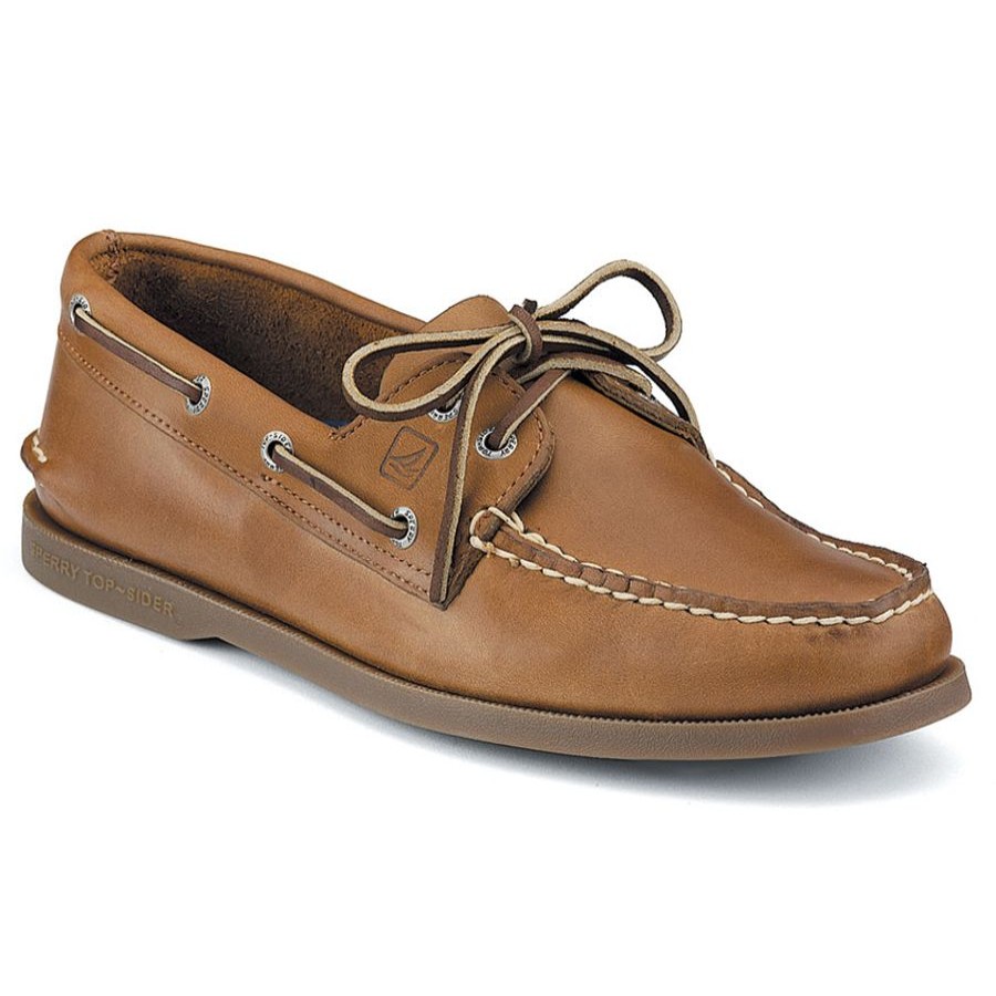 Men Sperry Boat Shoes | A/O 2 Eye Sahara-Ntmg Lth