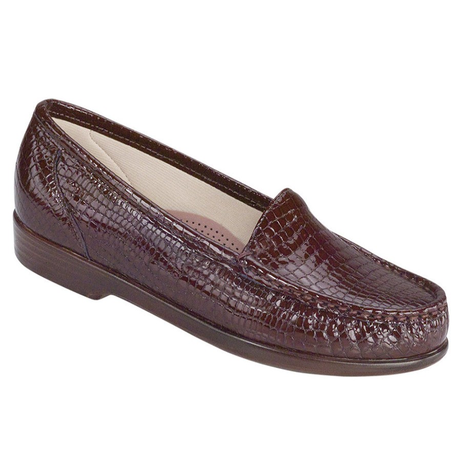 Women Sas Casual Shoes | Simplify-Brn Croc