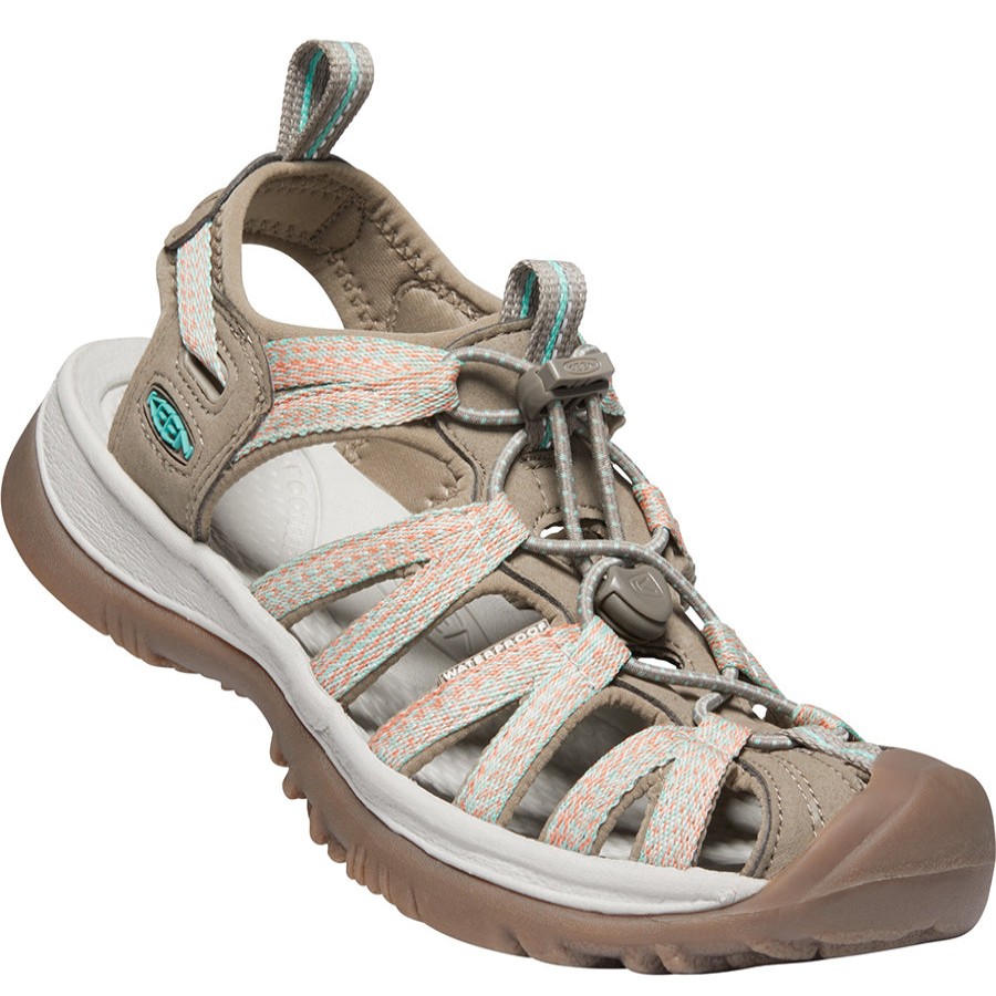 Women Keen Sandals | Whisper W-Taupe Coral