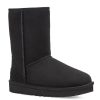 Women Uggs Boots Casual | Classic Short Ii-Black-Suede