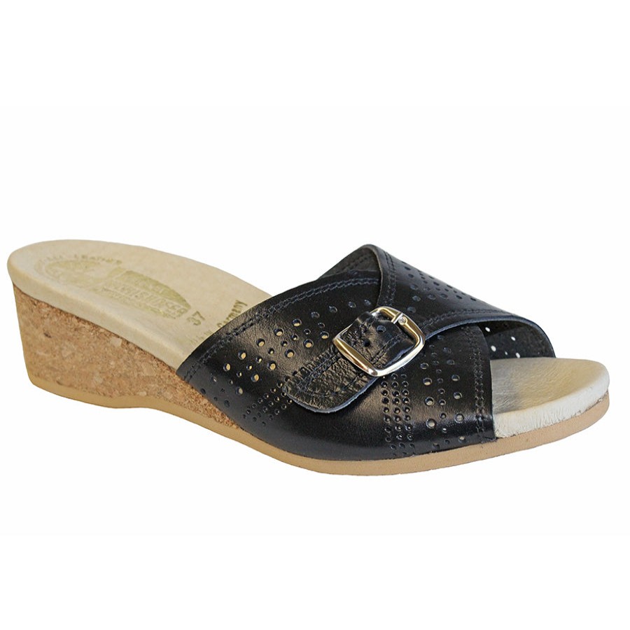 Women Worshofr Sandals | 251/0752-Blk Lth