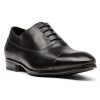 Men Gbrown Casual Lace Shoes | Bailey Cap Toe-Black Lth