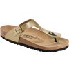 Women Birknstk Sandals | Gizeh-Gold Bf-Lth