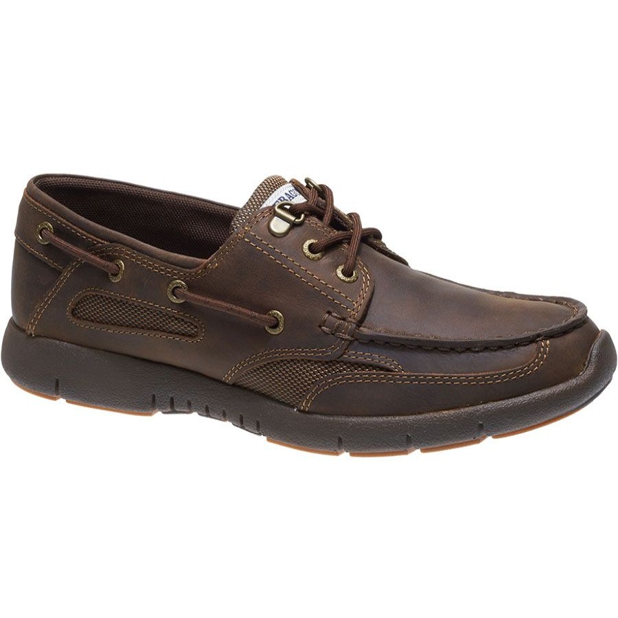 Men Sebago Boat Shoes | Clovehitch Lite-Dk Brn