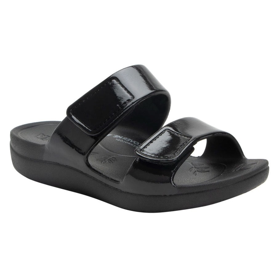 Women Alegria Sandals | Orb Black Gloss Sandal