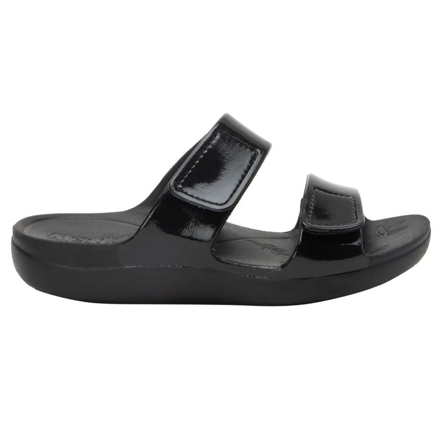 Women Alegria Sandals | Orb Black Gloss Sandal