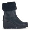 Women Gabor Boots Casual | 34785-Black-Smooth Lth