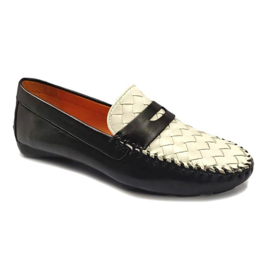 Women Robertzur Tailored Shoes | Petra-Black-Wht Lth