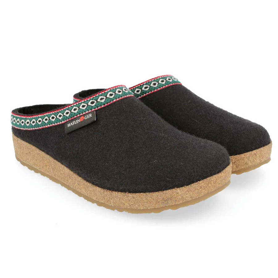 Men Haflingr Slippers | Grizzly Clog-Blk Fab