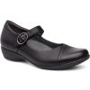 Women Dansko Trendy Shoes | Fawna-Black-Milled Nappa