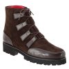 Women Pas De Rouge Waterproof Shoes Or Boots | Marta-1320-Brown Lth