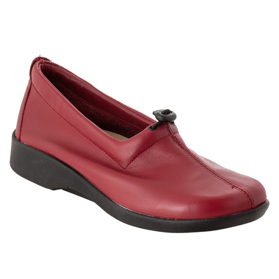 Women Arcoped Casual Shoes | Queen Ii-Burgundy Lth