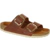 Women Birknstk Sandals | Arizona Big Buckle-Cognac-Lth