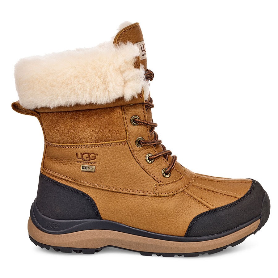 Women Uggs Waterproof Shoes Or Boots | Adirondack Iii-Chestnut Lth