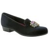 Women Munro Dress Heel Low | Cerise Ii-Black-Velvet (Vii)