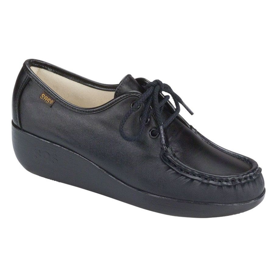 Women Sas Casual Shoes | Bounce-Blk Lth