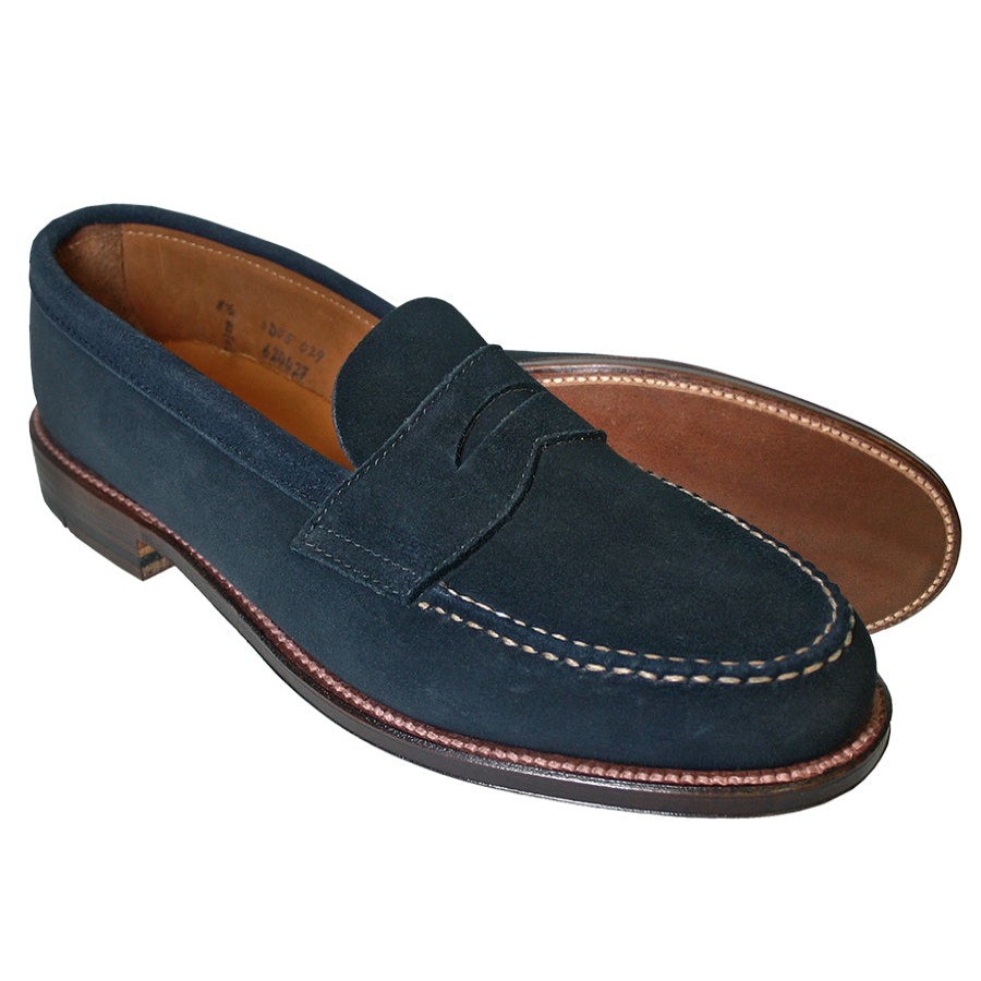 Men Alden Leather Sole Shoes | Leisure Handsewn 62442F