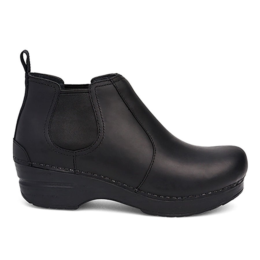 Women Dansko Boots Casual | Frankie-Black-Oiled