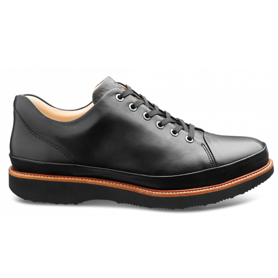 Men Samuel Hubbard Casual Lace Shoes | Dress Fast-Black