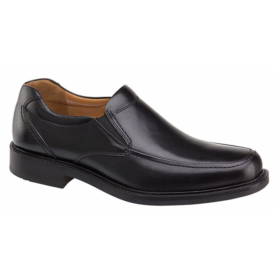 Men Jhn&mrph Casual Slip-On Shoes | Tabor Slip-On-Black-Leather