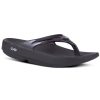 Women Oofos Sandals | Oolala-Black-Rubber