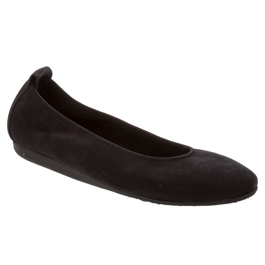 Women Arche Dress Heel Low | Laius Black Nubuck