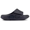 Men Oofos Sandals | Ooahh Sport Flex-Blk-Black