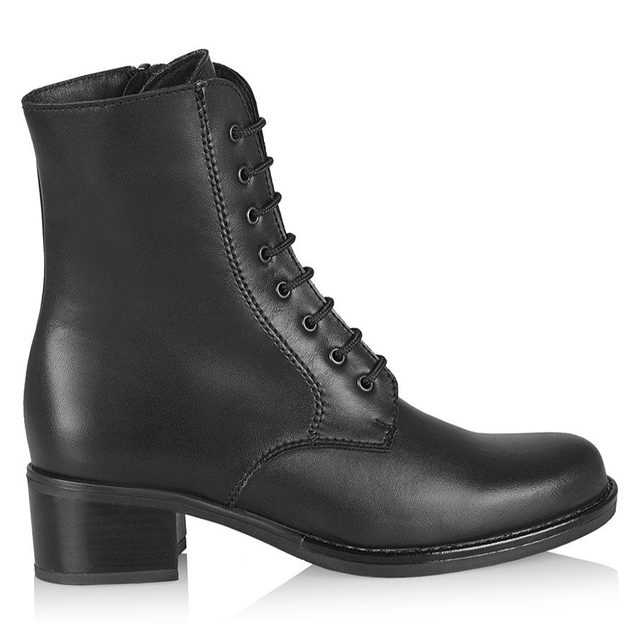 Women La Canadienne Waterproof Shoes Or Boots | Palmina-Black-Lth