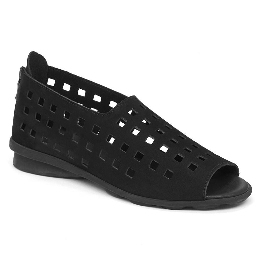 Women Arche Trendy Shoes | Drick Black Nubuck