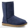 Women Uggs Boots Casual | Classic Short Ii-Navy-Suede