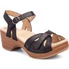 Women Dansko Sandals | Season-Black-Leather