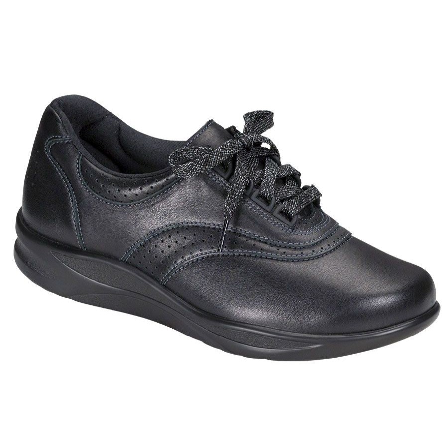 Women Sas Casual Shoes | Walk Easy-Black Lth