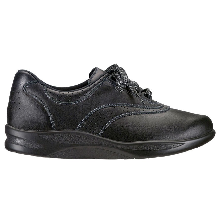 Women Sas Casual Shoes | Walk Easy-Black Lth