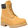 Men Tmbrland Waterproof Shoes Or Boots | Icon 6" Premium-Wheat Nub