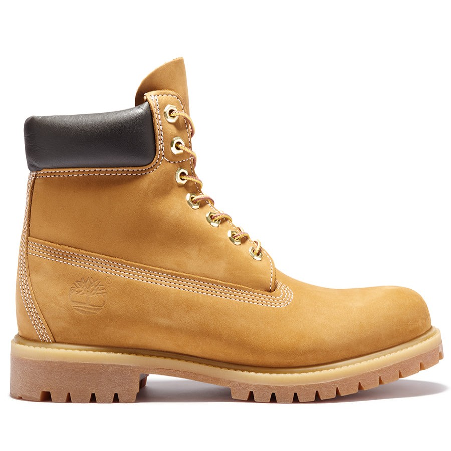 Men Tmbrland Waterproof Shoes Or Boots | Icon 6" Premium-Wheat Nub