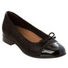 Women Clarks Dress Heel Low | Un Blush Cap-Black