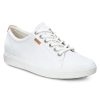 Women Ecco Trendy Shoes | Soft Vii-White-Leather