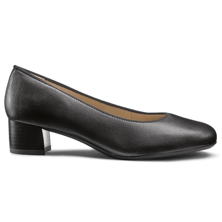 Women Ara Dress Heel Low | Vivian-Black-Leather