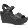 Women Kork-ease Sandals | Ava 2.0-Black-Leather