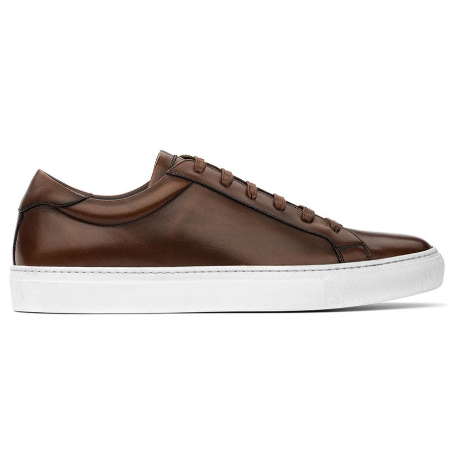 Men To Boot Ny Casual Lace Shoes | Sierra-Cognac Lth