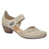 Women Rieker Tailored Shoes | 43753-Beige-Lth