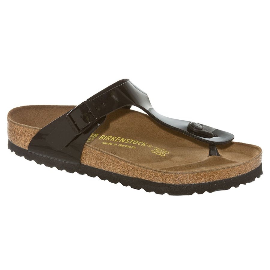 Women Birknstk Sandals | Gizeh-Blk Pat B/F